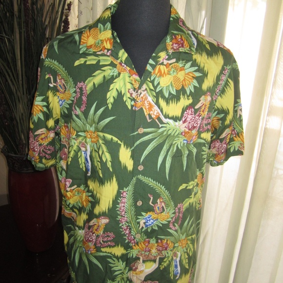Polo Ralph Lauren Other - Polo Palph Lauren XL Green Hawaiian Shirts